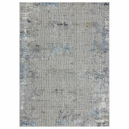 UNITED WEAVERS OF AMERICA Austin Devine Blue Accent Rectangle Rug, 1 ft. 11 in. x 3 ft. 4540 20660 24